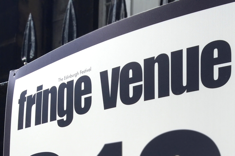 Edinburgh Fringe Venue Sign