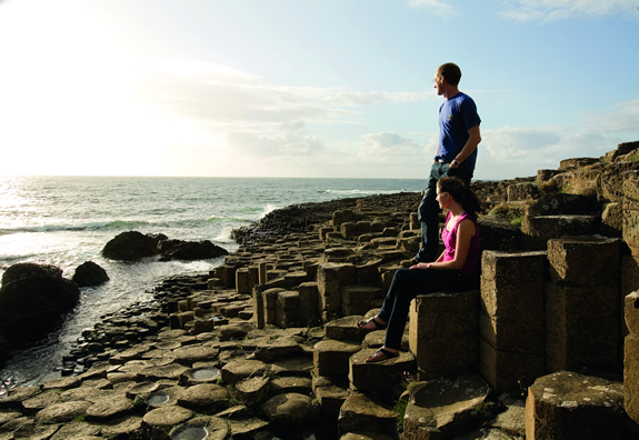 Giants Causeway is great for sunsets
