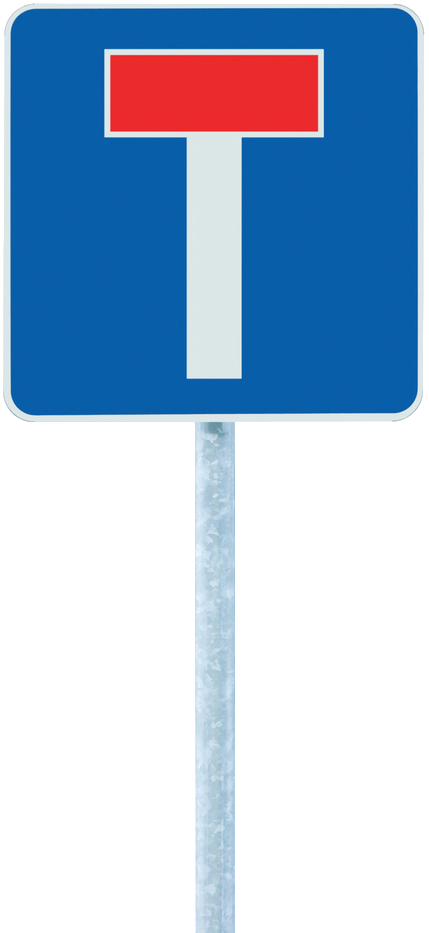 Dead end sign
