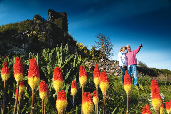 Kildonan has castle ruins and stunning views 