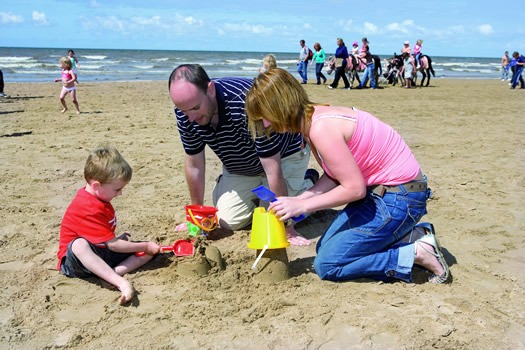 Getting some practice before making a visit to Sandcastle World