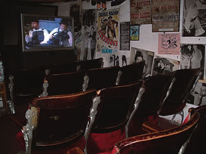 Non-stop comedy films at the Laurel & Hardy Museum