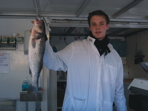 Fresh fish is one of the many treats on offer when you’re down by the harbour, in Portsmouth.