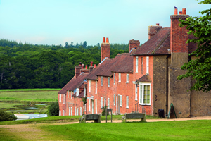 The terraced houses of Buckler’s Hard